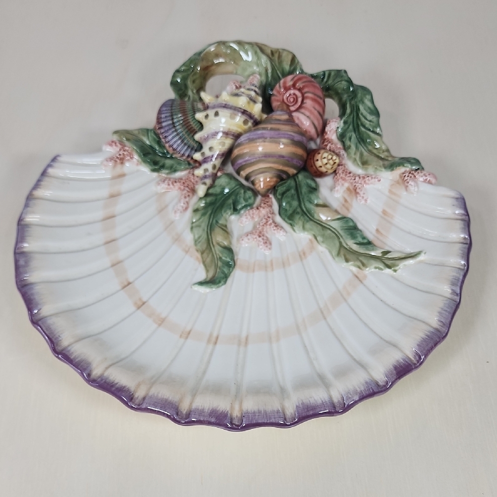 Fitz and Floyd Classics Seashell Plate